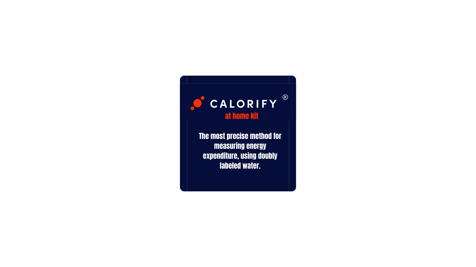 Calorify (at home kit)